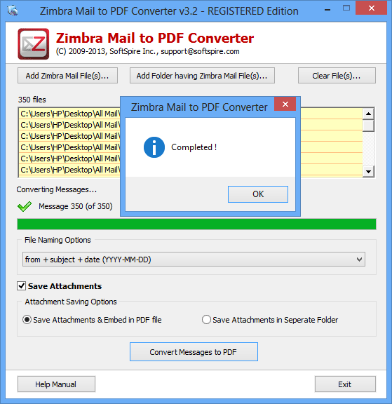 SCARICA MAIL DA ZIMBRA